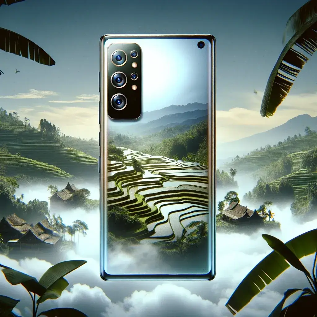 "Xiaomi Redmi Note 15 Pro smartphone on display with sleek design and vibrant screen, highlighting features for its launch in Indonesia."