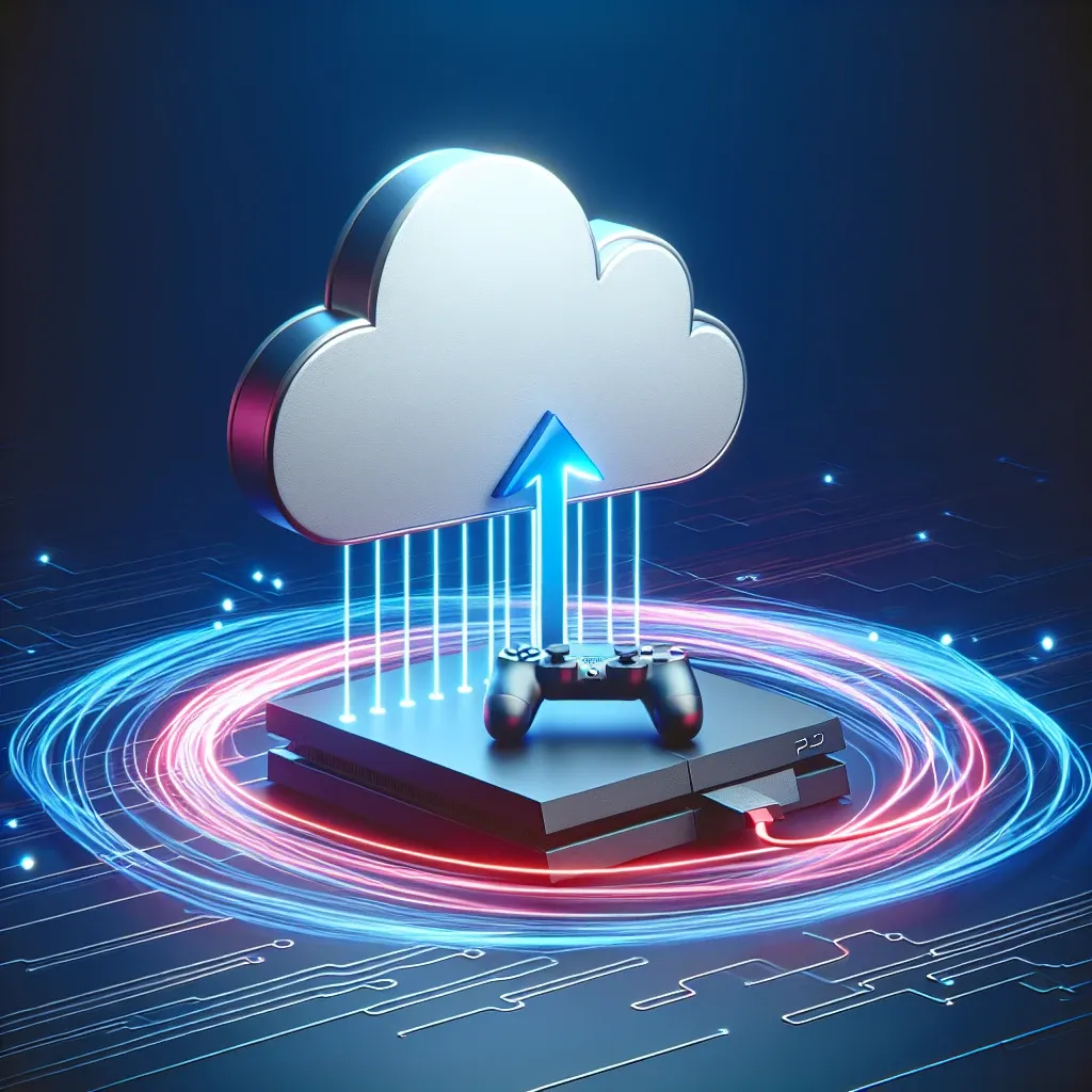 "PlayStation console interface showcasing seamless cloud save migration update by Sony, enhancing user experience and data management."